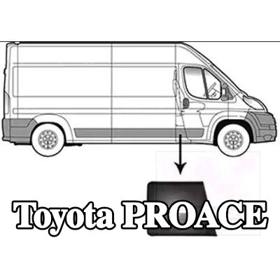 VAN WEZEL القوالب الجانبية — Toyota Proace
