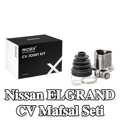 RIDEX CV mafsalı kiti Ön Aks, şanzıman tarafında — Nissan Elgrand