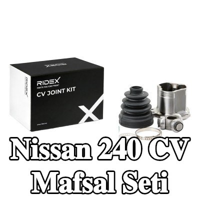 RIDEX CV mafsalı kiti Ön Aks, şanzıman tarafında — Nissan 240