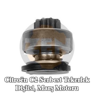 ERA Serbest Tekerlek Dişlisi, marş motoru — Citroën C2
