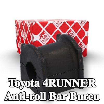 FEBI BILSTEIN Arka aks sol stabilizatör çubuğu burcu, Arka Aks Sağ, 18mm, Kauçuk — Toyota 4runner