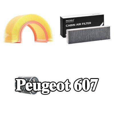 RIDEX مجموعة الفلاتر — Peugeot 607