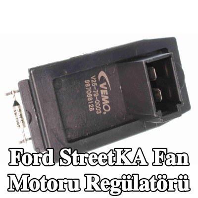 VEMO FAN motoru regülatörü Orijinal VEMO Kalitesi — Ford StreetKA