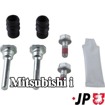 JP GROUP طقم جلبة التوجيه, مكابح المحور الأمامي, مع مسامير/براغي — Mitsubishi i