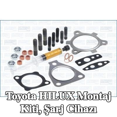 AJUSA Montaj Kiti, conta/sızdırmazlık elemanları ile şarj cihazı — Toyota Hilux