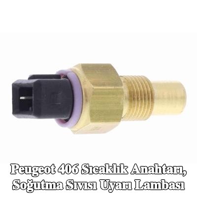 VEMO Sıcaklık Anahtarı, soğutma sıvısı uyarı lambası — Peugeot 406