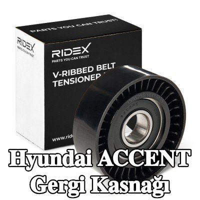 RIDEX Gergi kasnağı Dış Çap: 65mm — Hyundai Accent