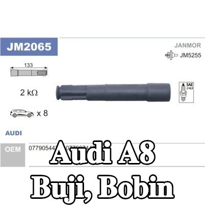 JANMOR Buji, bobin — 1997 Audi A8