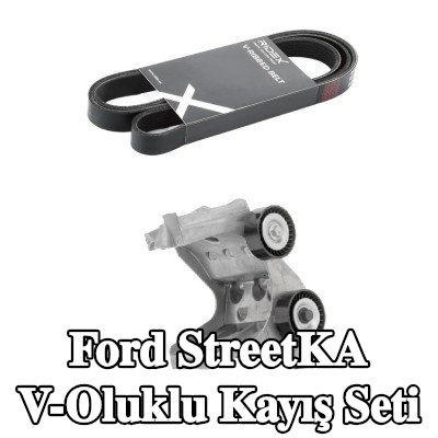 RIDEX V-Oluklu Kayış Seti — Ford StreetKA