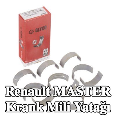 GLYCO Krank mili yatağı Bronz kaplı çelik arka — 2002 Renault Master