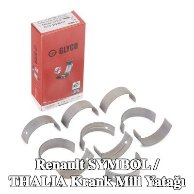 GLYCO Krank mili yatağı Bronz kaplı çelik arka — 1998 Renault Symbol / Thalia