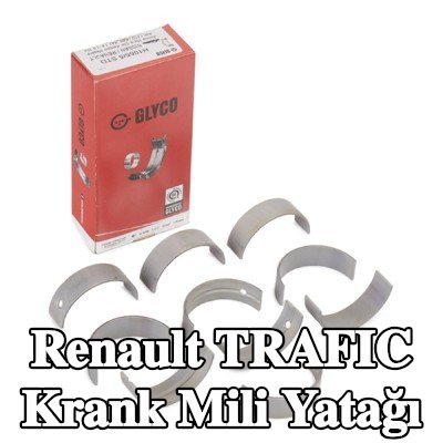 GLYCO Krank mili yatağı Bronz kaplı çelik arka — Renault Trafic