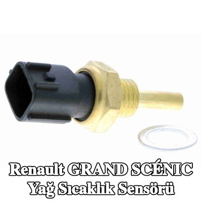 VEMO Orijinal Kalite yağ sıcaklığı sensörü, M12 x 1, 5, conta halkası ile — Renault Grand Scénic