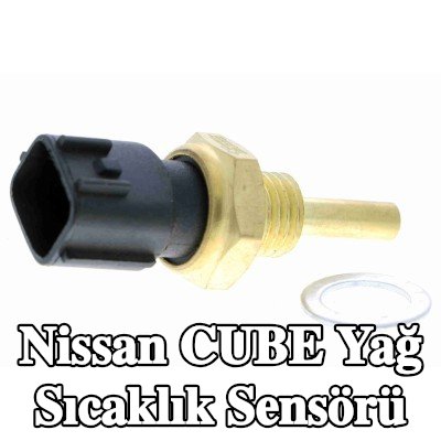 VEMO Orijinal Kalite yağ sıcaklığı sensörü, M12 x 1, 5, conta halkası ile — Nissan Cube