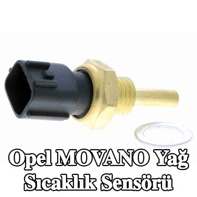 VEMO Orijinal Kalite yağ sıcaklığı sensörü, M12 x 1, 5, conta halkası ile — Opel Movano