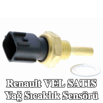 VEMO Orijinal Kalite yağ sıcaklığı sensörü, M12 x 1, 5, conta halkası ile — Renault Vel Satis