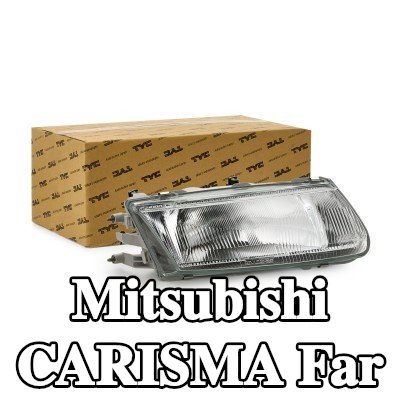 TYC Far Sağ, H4, elektrik motoru olmadan — Mitsubishi Carisma