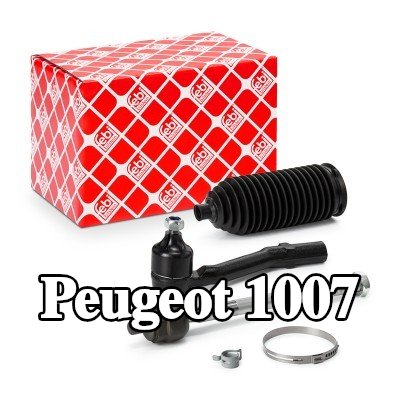 FEBI BILSTEIN مجموعة قضيب التوجيه OE Turbo جديدة, المحور الأمامي الأيمن, مع منفاخ, مع مشابك — Peugeot 1007