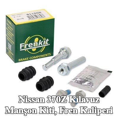 FRENKIT Kılavuz manşon kiti, ön aks fren kaliperi — Nissan 370z