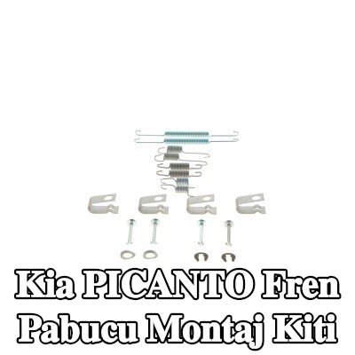 BOSCH Yaylı fren pabucu montaj kiti — 2011 Kia Picanto