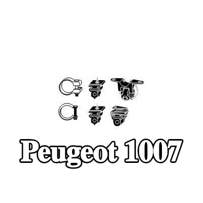 VEGAZ طقم تركيب العادم — Peugeot 1007