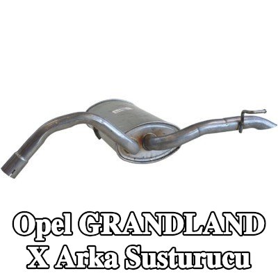 BOSAL Arka susturucu — Opel Grandland X