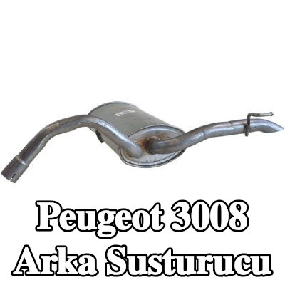 BOSAL Arka susturucu — Peugeot 3008