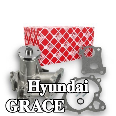 FEBI BILSTEIN مضخة مياه مع مواد تثبيت/تركيب, مع حشيات/مانعات تسرب — Hyundai Grace