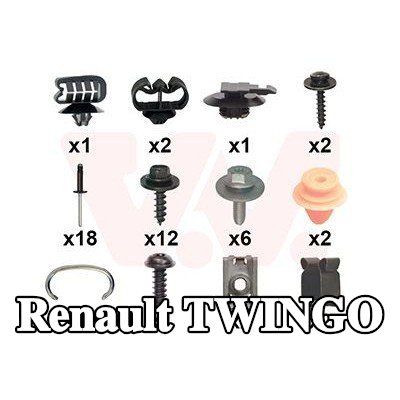 VAN WEZEL طقم التثبيت، المصد — 2016 Renault Twingo