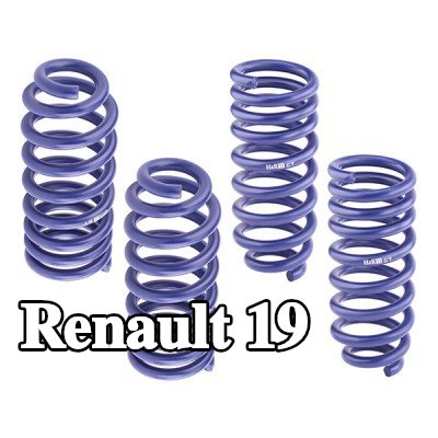 H&R مجموعة التعليق، نوابض لولبية — Renault 19