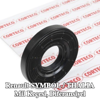 CORTECO Mil Keçesi, diferansiyel — 2000 Renault Symbol / Thalia