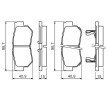BOSCH Fren balatası seti 15mm, montaj kılavuzu ile — 2012 Hyundai Tucson (8)