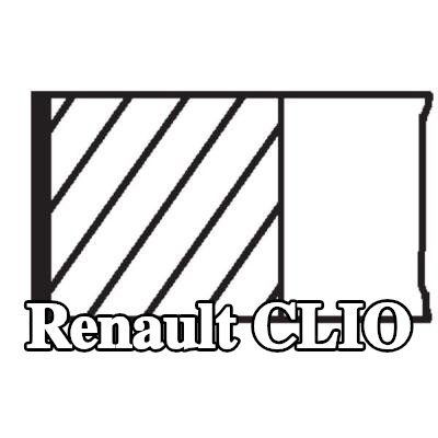 MAHLE مجموعة حلقات المكبس — 1990 Renault Clio