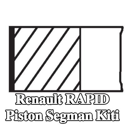 MAHLE Piston Segman Kiti — Renault Rapid