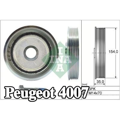 INA مجموعة بكرات الحزام، العمود المرفقي — Peugeot 4007
