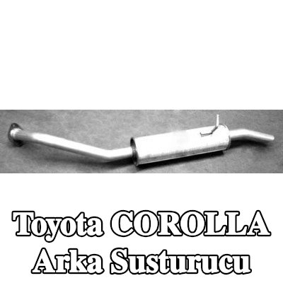 VEGAZ Arka susturucu — Toyota Corolla