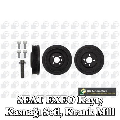 BGA Kayış Kasnağı Seti, krank mili — 2008 SEAT Exeo