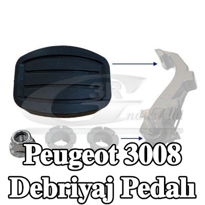 3RG Debriyaj pedalı — Peugeot 3008