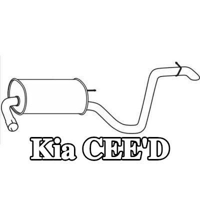 VEGAZ كاتم الصوت الخلفي — Kia Cee'd