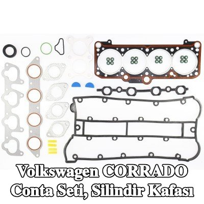 CORTECO Conta seti, eksantrik mili contalı silindir kapağı, silindir kafası contası ile, valf gövdesi contalı — 1990 Volkswagen Corrado