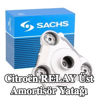 SACHS Üst amortisör yatağı Ön Aks Sağ, bilyalı rulman içermez — Citroën Relay