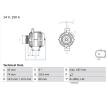 BOSCH Alternatör 150A — Ford Transit (5)