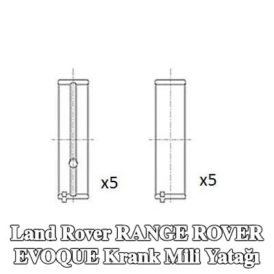 FAI AutoParts Krank mili yatağı — 2012 Land Rover Range Rover Evoque