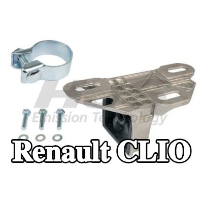 HJS طقم تركيب العادم مع مشبك — Renault Clio