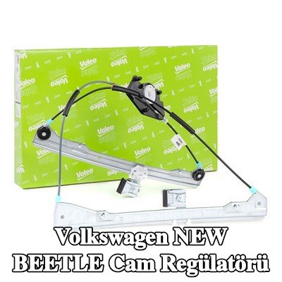 VALEO Sol ön cam regülatörü, Elektrikli, elektrik motoru olmadan — Volkswagen New Beetle