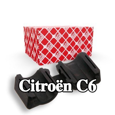 FEBI BILSTEIN جلبة قضيب مانع للانقلاب المحور الأمامي, داخلي, 24mm, مطاط — Citroën C6