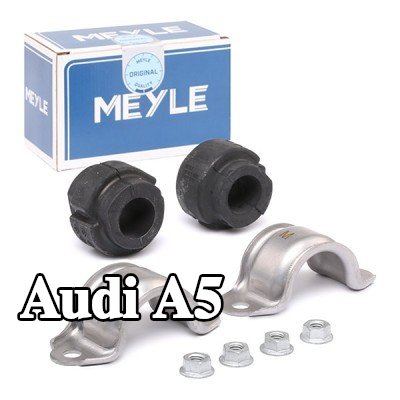 MEYLE طقم إصلاح, جلبة قضيب مانع الانقلاب للمحور الأمامي, مع مشابك, مع صمولة — Audi A5