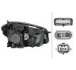 HELLA Far Sol, H7/H7, PY21W, W5W, ampullü, far seviyeleme motorlu — Nissan Qashqai (4)