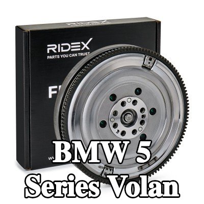RIDEX Volan Sürtünme kontrol plakası olmayan çift kütleli volan, pilot yatak ile — 2005 BMW 5 Series