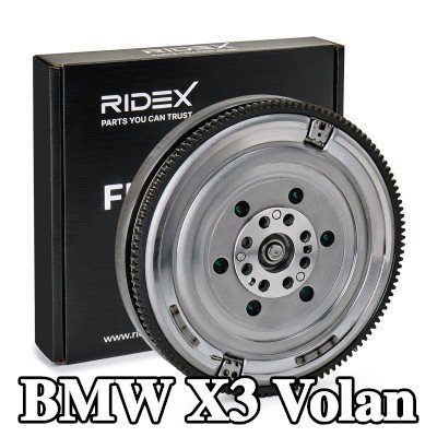 RIDEX Volan Sürtünme kontrol plakası olmayan çift kütleli volan, pilot yatak ile — 2011 BMW X3